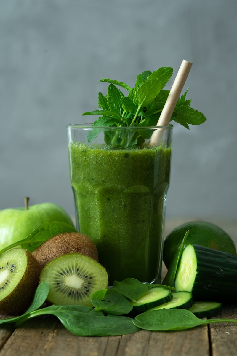 Green Smoothie — fresh greens and fruits blended for a healthy boost